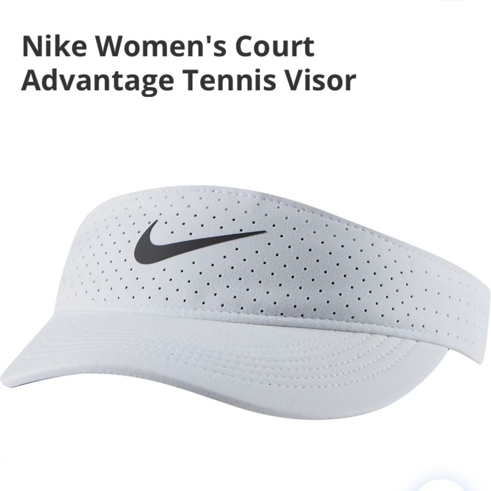 Nike Women's White Court Advantage Visor